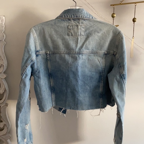 🪞 front button denim jacket small - Picture 3 of 8